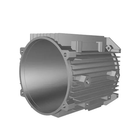 Cast aluminum motor housing